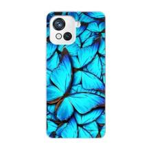 Силиконовый бампер с картинкой животных для Blackview Oscal C80 (Крылья бабочек)