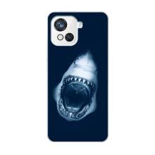 Силиконовый бампер с картинкой животных для Blackview Oscal C80 (Пасть Акулы)