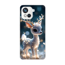 Яркий чехол для Blackview Oscal C80 с Зимними Оленятами – Блистающий оленёнок