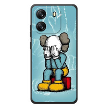 Чохли для Blackview Oscal Flat 1C - Bearbrick Louis Vuitton (PREMIUMPrint) (Плач Bearbrick)