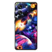 Чехлы КОСМОС для Blackview Oscal Flat 1C (Космический мир)