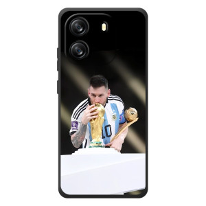 Чехлы Лео Месси Аргентина для Blackview Oscal Flat 1C (Кубок Мира)
