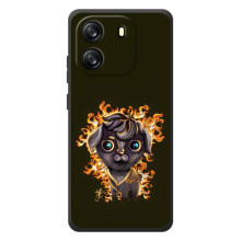 Чехлы на военную тематику для Blackview Oscal Flat 1C – Бавовна мем
