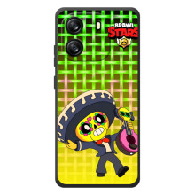 Чехлы Brawl Stars для Blackview Oscal Flat 1C (AlphaPrint) (Поко в самбреро)