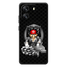 Чохли з крутими принтами для Blackview Oscal Flat 1C - (PREMIUMPrint) (Супер Маріо)