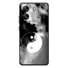 Чехлы с принтом Спортивная тематика для Blackview Oscal Flat 1C (Инь-Янь)