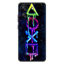 Чохли з тематикою Кіберспорт для Blackview Oscal Flat 1C (VPrint) – Pleystation лого