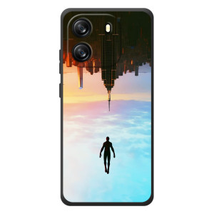 Чехол с человеком пауком для Blackview Oscal Flat 1C - (AlphaPrint)