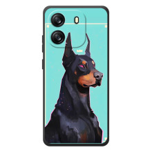 Чехол ДОБЕРМАН для Blackview Oscal Flat 1C (Король доберман)