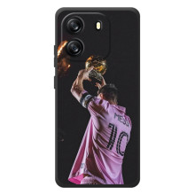 Чохол Мессі футболіст для Blackview Oscal Flat 1C – Мессі з кубком