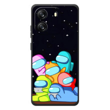 Чохли Амонг Ас для Blackview Oscal Flat 1C (AlphaPrint) (Скіни в космосі)