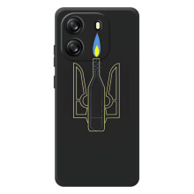 Чехол с картинкой (Патриотический ГЕРБ) на Blackview Oscal Flat 1C – Герб - Молотова