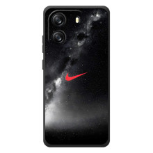 Чохол для Blackview Oscal Flat 1C - з принтом Найк (AlphaPrint) – Найк червоний