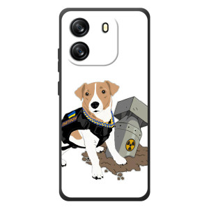 Чохол з принтом Песика Патрон для Blackview Oscal Flat 1C (Пес Патрон з ракетою)