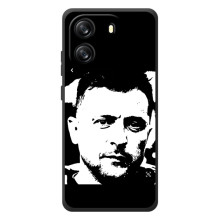 Чохол для Blackview Oscal Flat 1C (AlphaPrint - с принтом Зеленського)