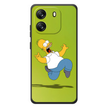 Чjхол з Сімпсонами для Blackview Oscal Flat 1C (VPrint) – Гомер Сімпсон