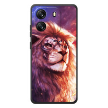 Чохол з картинкою ЛЕВ для Blackview Oscal Flat 1C (VPrint) – Красочний Лев