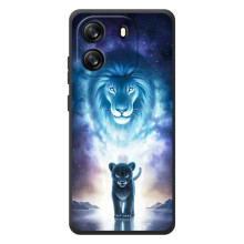 Чохол з картинкою ЛЕВ для Blackview Oscal Flat 1C (VPrint) – Маленький лев