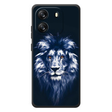 Чохол з картинкою ЛЕВ для Blackview Oscal Flat 1C (VPrint) – Синій Лев