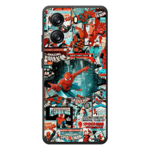 Чехол Супергерой Человека Паука на Blackview Oscal Flat 1C (Комиксы Человек Паук)