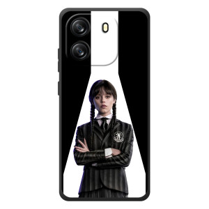 Чехлы Венсдей на Blackview Oscal Flat 1C Уэнсдей (AlphaPrint)