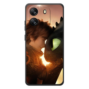 Чехол дракон Беззубик для Blackview Oscal Flat 1C – Беззубик и Иккинг