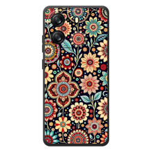 Чохол з принтом Килим для Blackview Oscal Flat 1C – Квітковий килим