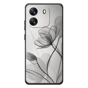 Чехол с цветочным принтом на oughlin Oscal Flat 1С