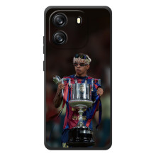 Чохол з футболістом Ламін Ямаль Blackview Oscal Flat 1C (Ямал з кубком)