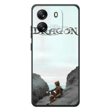 Чохол як приборкати дракона на Blackview Oscal Flat 1C (Дракон лого)