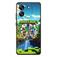 Чохол з картинками Майнкрафт для Бlаckview Оsсal Флeт 1С (Майнкрафт фон)