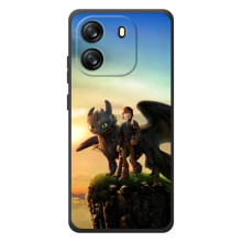 Чохол з принтом дракон Беззубик Бlаckview Оsсal Флeт 1С