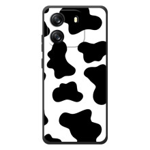 Чохол з принтом корови на Чорто́в В'ю Оскал Флєт 1С – Чорний принт