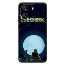 Печатный чехол с принтом Шрек для Blackview Oscal Flat 1C – Shrek