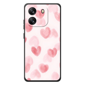 Чехол с розовым рисунком для Blackview Oscal Flat 1C