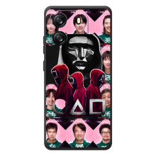 Чохол Гра в кальмара для Blackview Oscal Flat 1C – Персонажі гри кальмара