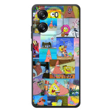 Силиконовый чехол Спанч Боб на классическое живописное и водка ка  1Си (Комиксы Спанч Боб)