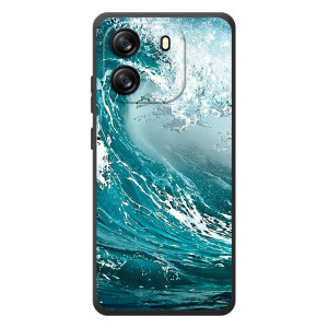 Летний Чехол на Blackview Oscal Flat 1C – Морская волна