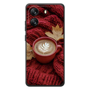 Чехол с уникальным дизайном «Осень с кофе» для Blackview Oscal Flat 1C