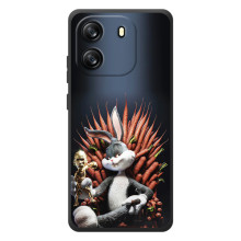 Популярні Чохли з картинками для Чорто́в В'ю Оскал Флєт 1С (Король Кролик)