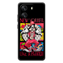 Популярні Чохли з картинками для Чорто́в В'ю Оскал Флєт 1С (Мультяшний Волк)