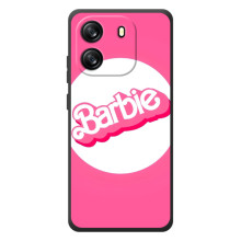 Силиконовый Чехол Барби Фильм на Blackview Oscal Flat 1C (Лого Барби)