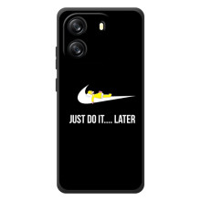 Силиконовый Чехол на Blackview Oscal Flat 1C с картинкой Nike (Later)