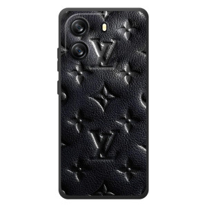 Текстурний Чохол Louis Vuitton для Блeквiю Осцeл Флeт 1С – Чорний ЛВ