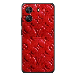 Текстурний Чохол Louis Vuitton для Блeквiю Осцeл Флeт 1С – Червоний ЛВ