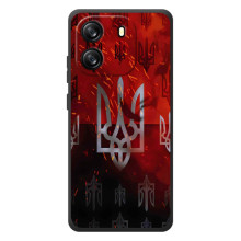 Украинские Чехлы для Blackview Oscal Flat 1C с картинкой УПА (AlphaPrint) (ГЕРБ УПА)
