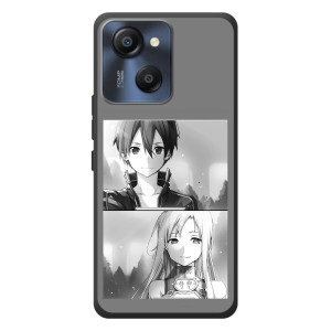 Чехол с персонажами АНИМЕ на Blackview Oscal Modern 8 – Кирито-Асуна