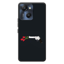 Чехлы (ART) Цветы на Blackview Oscal Modern 8 (VPrint) (Неожиданные цветы)