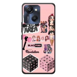 Чехлы с картинкой для Blackview Oscal Modern 8 – BLACK PINK коллаж