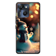 Чехлы на Новый Год Blackview Oscal Modern 8 – Снеговик праздничный